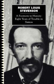 Cover of: Footnote to History by Robert Louis Stevenson