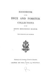 Cover of: Handbook of the Dyce and Forster collections in the South Kensington Museum.