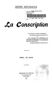 Cover of: Conscription by Henri Bourassa