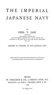 Cover of: The imperial Japanese navy by Fred T. Jane