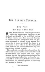 The Hawkins zouaves by J         H         E Whitney