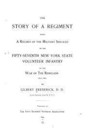 Cover of: The story of a regiment by Gilbert Frederick