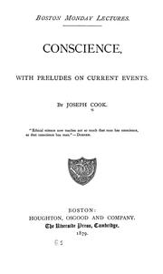 Cover of: Conscience by Joseph Cook, Joseph Cook