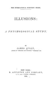 Cover of: Illusions: a psychological study.