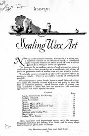 Cover of: Sealing wax art by Dennison Manufacturing Company.