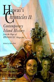 Cover of: Hawai'i Chronicles II: Contemporary Island History from the Pages of Honolulu Magazine