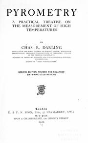 Pyrometry by Darling, Charles R.