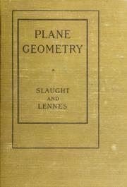 Cover of: Plane geometry by H. E. Slaught