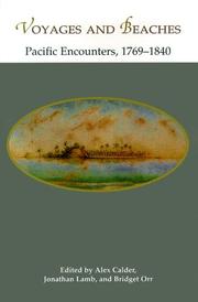 Cover of: Voyages and beaches by edited by Alex Calder, Jonathan Lamb, and Bridget Orr.