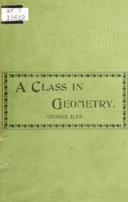 Cover of: A class in geometry: lessons in observation and experiment