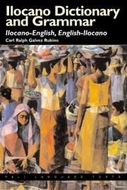 Cover of: Ilocano Dictionary and Grammar: Ilocano-English, English-Ilocano (Pali Language Texts: Philippines)
