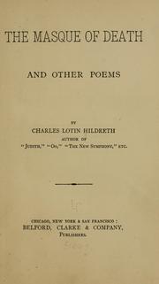 Cover of: The masque of death by Charles Lotin Hildreth, Charles Lotin Hildreth
