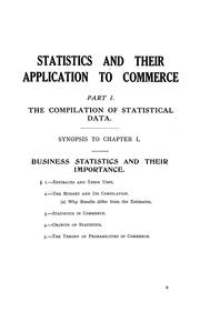 Statistics and their application to commerce by A. Lester Boddington