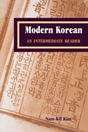 Cover of: Modern Korean: An Intermediate Reader