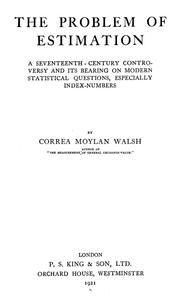 The problem of estimation by Correa Moylan Walsh