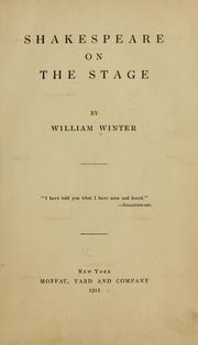 Cover of: Shakespeare on the stage by William Winter