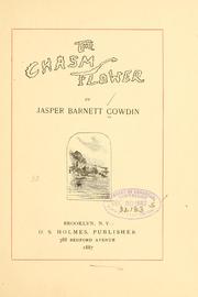 Cover of: The chasm flower