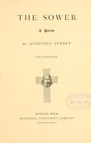 Cover of: The  sower by Augustus Currey