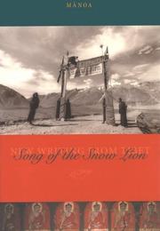 Cover of: Song of the Snow Lion: New Writing from Tibet (Manoa 12:2)