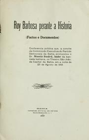 Cover of: Ruy Barbosa perante a historia: (factos e documentos).