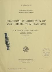 Cover of: Graphical construction of wave refraction diagrams
