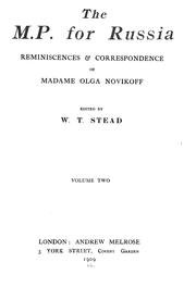 The M. P. for Russia by W. T. Stead