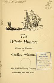 Cover of: The whale hunters