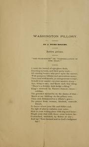 Cover of: Washington pillory
