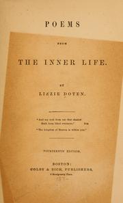 Cover of: Poems from the inner life. | Doten, Lizzie
