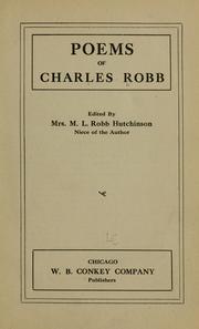 Poems of Charles Robb by Charles Robb