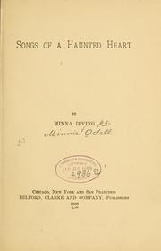 Songs of a haunted heart by Minnie Odell