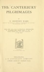 Cover of: The Canterbury pilgrimages by H. Snowden Ward