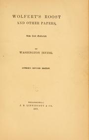 Cover of: Wolfert's Roost by Washington Irving