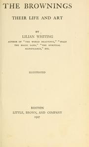 Cover of: The Brownings by Lilian Whiting