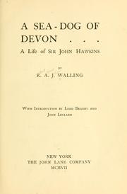 Cover of: A sea-dog of Devon: a life of Sir John Hawkins