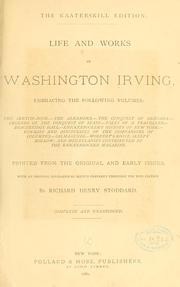 Cover of: Life and works of Washington Irving.
