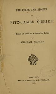 Cover of: The poems and stories of Fitz-James O'Brien.