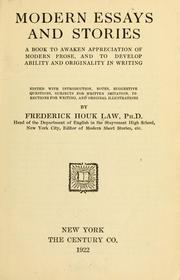 Modern essays and stories