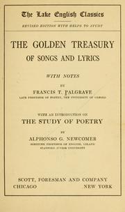 Cover of: The golden treasury of songs and lyrics