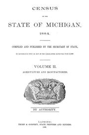 Cover of: Census of the state of Michigan, 1884.