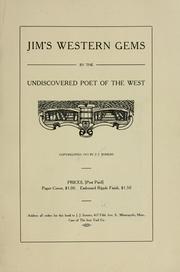 Cover of: Jim's Western gems