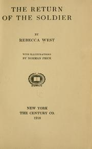 Cover of: The return of the soldier by Rebecca West