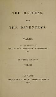 Cover of: The Mardens ; and The Daventrys: tales