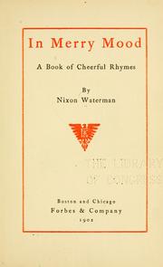 Cover of: In merry mood by Waterman, Nixon