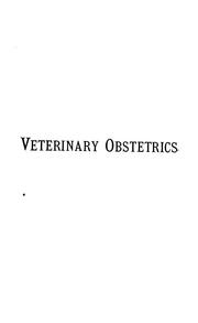 Cover of: Veterinary obstetrics by William Haddock Dalrymple