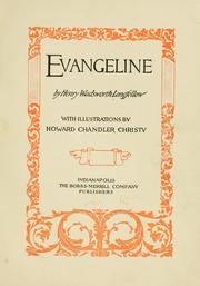 Cover of: Evangeline by Henry Wadsworth Longfellow