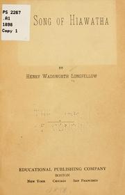 Cover of: The song of Hiawatha. by Henry Wadsworth Longfellow