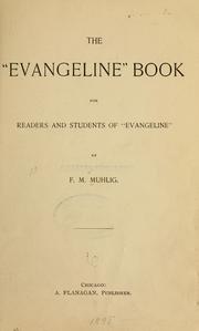 Cover of: The "Evangeline" book