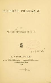 Cover of: Penrhyn's pilgrimage by Peterson, Arthur