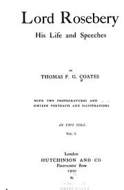 Lord Rosebery by Thomas F. G. Coates